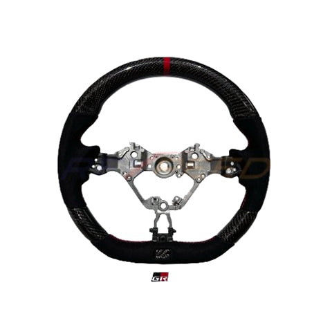 Rexpeed Carbon Fiber/Suede Steering Wheel | 2022-2023 Subaru BRZ/Toyota GR86 (FR80)