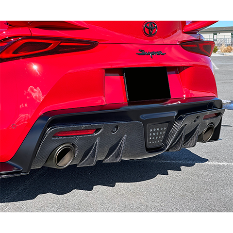 Rexpeed V3 Carbon Fiber Rear Diffuser | 2022-2026 Toyota GR Supra (TS26)