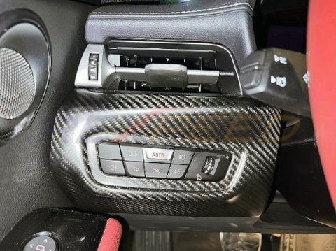 Rexpeed Dry Carbon Light Button Trim | 2020-2026 Toyota GR Supra (TS101/M)