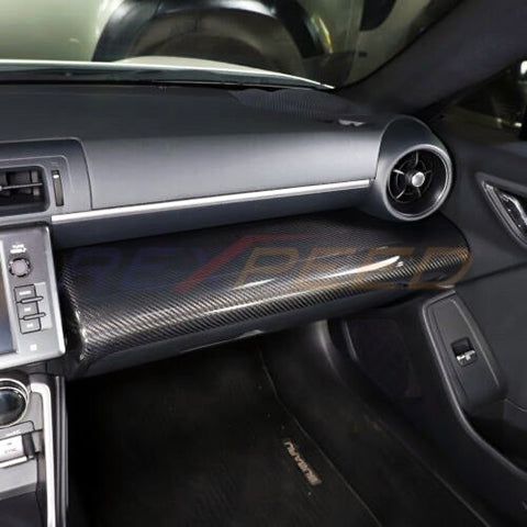 Rexpeed Dry Carbon Passenger Dash Panel Cover | 2022-2023 Subaru BRZ/Toyota GR86 (FR153)