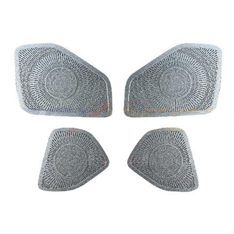 Rexpeed Silver Door Audio Speaker Cover Trim | 2022-2023 Subaru BRZ/Toyota GR86 (FR158)