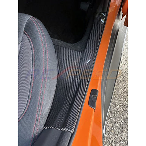 Rexpeed Dry Carbon Rear Scuff Plate Cover | 2022+ Subaru WRX (G102)