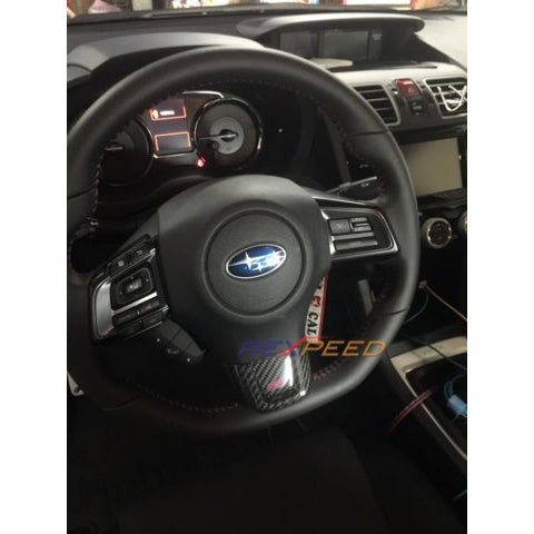 Rexpeed Dry Carbon STI Steering Wheel Cover | 2015-2019 Subaru WRX/STI (G44)