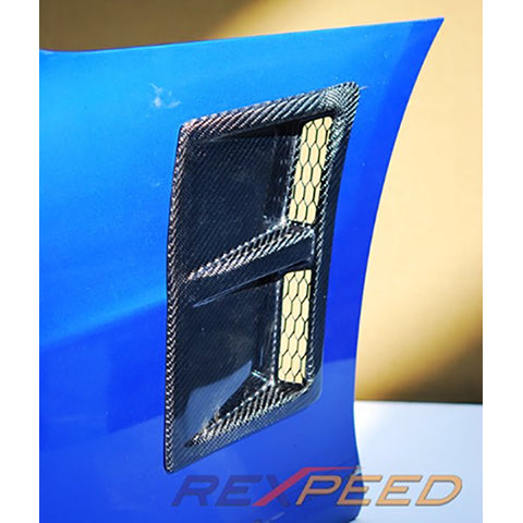 Rexpeed S207 Style Dry Carbon Rear Bumper Ducts | 2015-2021 Subaru WRX/STI (G49)
