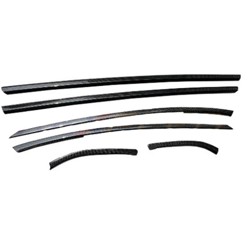 Rexpeed Dry Carbon Door / Window Moulding Cover | 2020-2026 Toyota GR Supra (TS109)