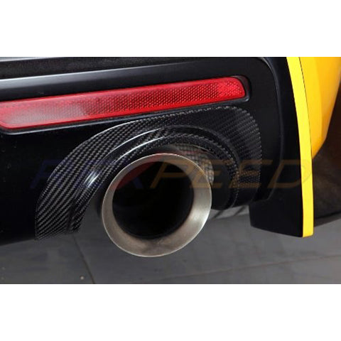 Rexpeed Dry Carbon Rear Bumper Exhaust Shield | 2020-2023 Toyota GR Supra (TS114)