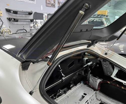 Rexpeed Carbon Fiber Rear Trunk Gas Strut Dampers | 2020-2026 Toyota Supra GR (TS120)