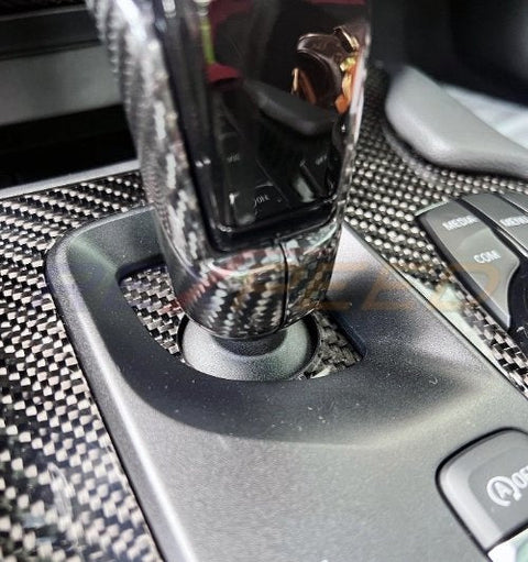 Rexpeed Carbon Fiber Shift Panel Badge | 2020-2026 Toyota GR Supra (TS80)