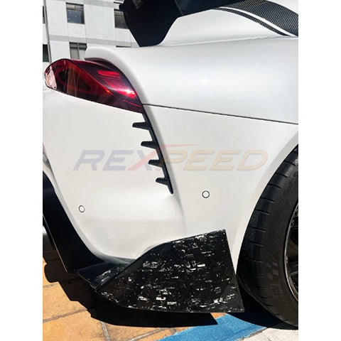 Rexpeed Dry Carbon Rear Duct Cover Set | 2020-2026 Toyota GR Supra (TS87)