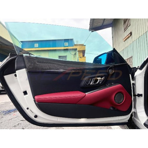 Rexpeed Carbon Fiber Door Trim Cover | 2020-2023 Toyota GR Supra (TS90)