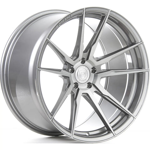 Rohana Wheels RFX2 Silver w/ Brushed Machined Spoke Faces 22x9 | 5x112 (RFX22295112BT30)