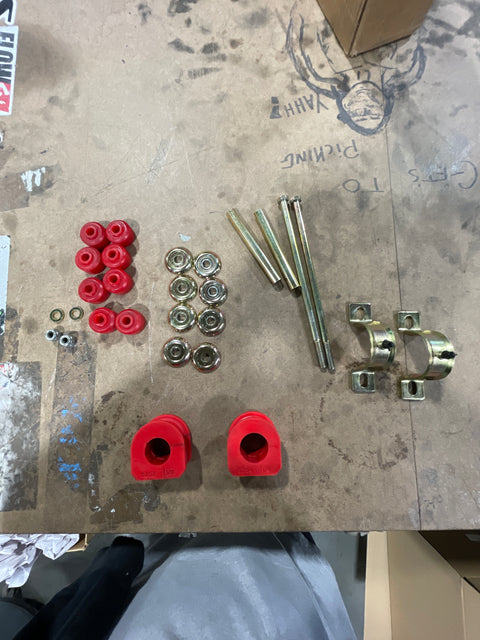 Energy Suspension Front Sway Bar Bushing Set - Red - 28mm | 2002-2006 Chevrolet Avalanche, 2002-2006 Chevrolet Silverado, and 2002-2006 GMC Sierra (3.5222R) - Return