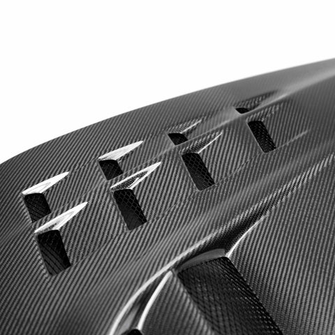 Seibon Carbon Fiber Hood CW2-Style | 2003-2007 Mitsubishi Evo (HD0305MITEVO8-CWII)