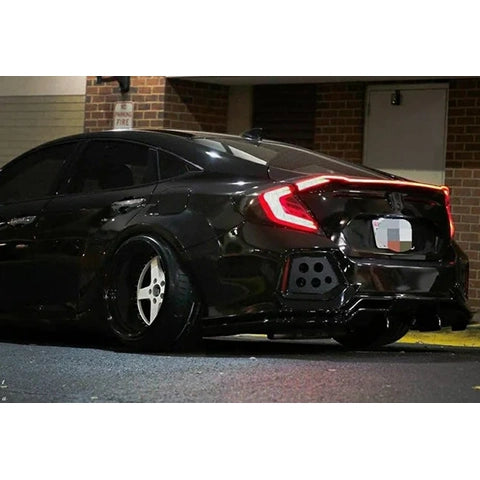 Ski Productions Rear Bumper Vents 2016-2019 Honda Civic Si Sedan