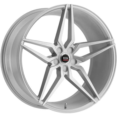 Spec-1 Wheels SPM-81 Silver w/ Machined Spoke Faces 20x10.5 | Blank (SPM81201054042SB)