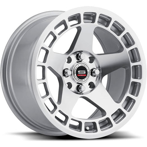Spec-1 Wheels SPT-901 Silver w/ Machined Face 15x8 | 4x100 (SPT901A1580220SM)