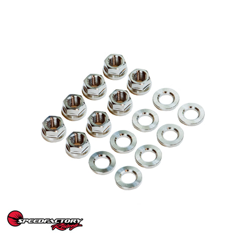 SpeedFactory Racing Titanium Upper Shock/Strut Hardware Kit (SF-02-075-USM)