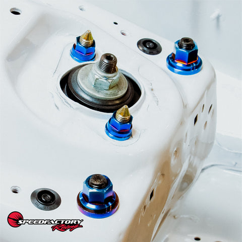 SpeedFactory Racing Titanium Upper Shock/Strut Hardware Kit (SF-02-075-USM)
