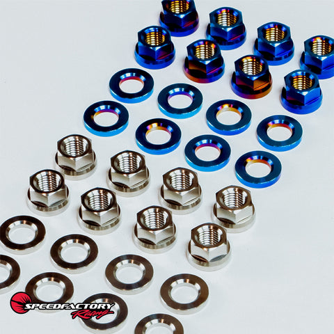 SpeedFactory Racing Titanium Upper Shock/Strut Hardware Kit (SF-02-075-USM)