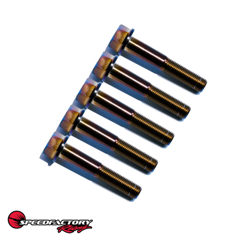 SpeedFactory Racing Titanium Transmission to Engine Bolt Kits | 2002-2006 Acura RSX Type-S, 1990-2001 Acura Integra, and 2006-2015 Honda Civic Si (SF-02-075-B/D-M12)