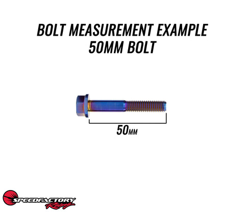 SpeedFactory Racing M8x1.25 Titanium Transmission Case Bolt (SF-02-075-6)