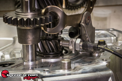 SpeedFactory Racing Honda B-Series AWD Input Shaft Speed Sensor Mounting Tab | 1994-2001 Acura Integra, 1999-2000 Honda Civic Si and 1997-2000 Honda Civic Type-R with AWD Swap (SF-05-520)