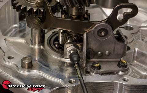 SpeedFactory Racing Honda B-Series AWD Input Shaft Speed Sensor Mounting Tab | 1994-2001 Acura Integra, 1999-2000 Honda Civic Si and 1997-2000 Honda Civic Type-R with AWD Swap (SF-05-520)