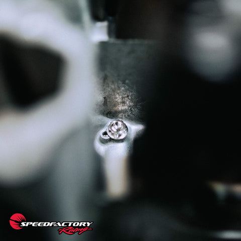 SpeedFactory Racing Titanium VTEC Oil Squirter Block-Off Bolt Kit | 2000-2009 Honda S2000, 2002-2006 Acura RSX Type-S, and 2006-2015 Honda Civic Si (SF-02-046)