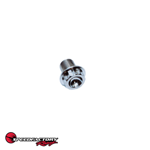 SpeedFactory Racing Titanium VTEC Oil Squirter Block-Off Bolt Kit | 2000-2009 Honda S2000, 2002-2006 Acura RSX Type-S, and 2006-2015 Honda Civic Si (SF-02-046)