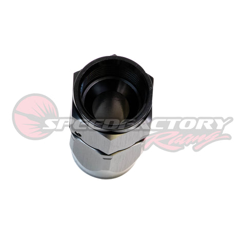 SpeedFactory Racing -12AN Straight Black Hose End (SF-11-312-S)
