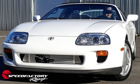 SpeedFactory Racing Stock to 850HP Standard Front Mount Intercooler Upgrade - 3" Inlet / 3" Outlet | 1993-1998 Toyota Supra Turbo (SF-80-089)