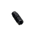 '-6AN  Black Anodized Finish Swivel Straight Hose End for Braided Line by System1 Designs - Modern Automotive Performance
