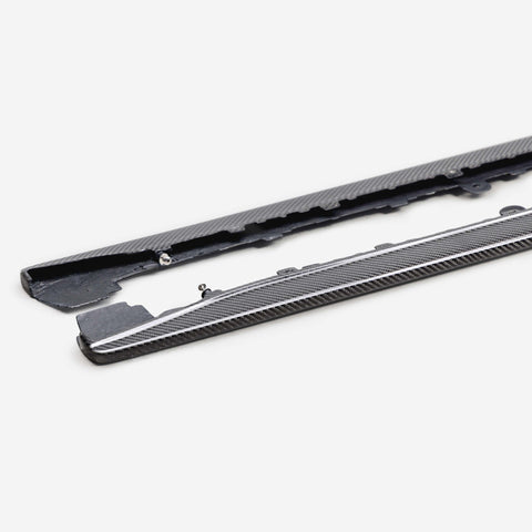 Seibon Carbon MB-Style Carbon Fiber Side Skirts | 2023+ Honda Civic Type R (SS23HDCVR-MB)