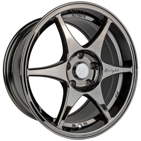 3 Stage Rims Stage Wheels Knight Black Chrome 18x9.5 | 5x114.3 (KNI3522513 ...