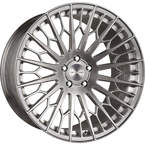 Stance Wheels SF-02 Titanium Gray w/ Brushed Spoke Faces 20x9 | Blank (671090BR15BT)