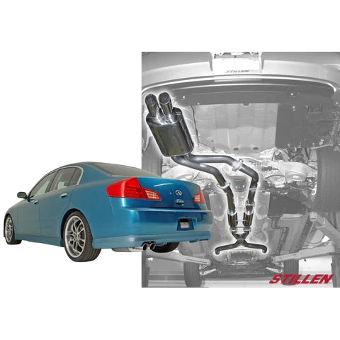 Stillen Stainless Steel Cat Back Exhaust System | 2003-2006 Infiniti G35 Sedan (504370)