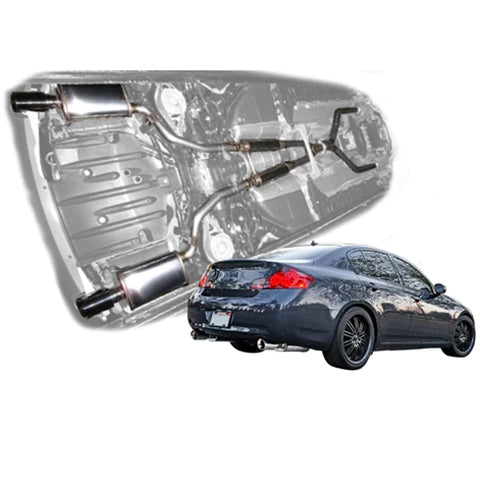 Stillen Stainless Steel Cat Back Exhaust System | 2007-2008 Infiniti G35 Sedan (504375)