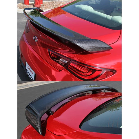 Stillen Carbon Fiber Rear Spoiler | 2017-2022 Infiniti Q60 (CF11239 ...