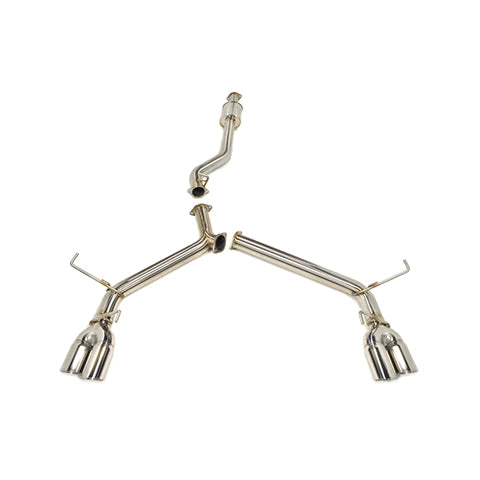 STM Stainless Dual Exit Catback Exhaust | 2022+ Subaru WRX (STM-VBWRX-EXDE-SS)