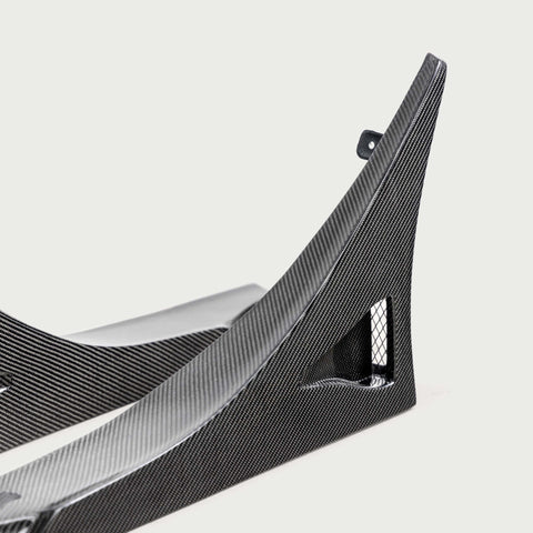 Seibon MB-style Carbon Fiber Rear Side Skirt Extensions | 2023+ Honda Civic Type R (SX23HDCVR-MB-R)