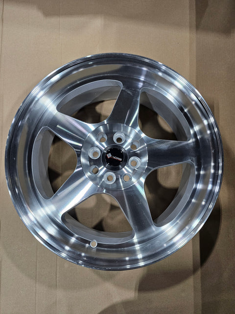 Vors Wheels SP1 Silver w/ Machined Lip 17x8 | 4x100/4x114.3 (SP0117808H30SF) - Return