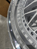 ESR Wheels SR01 Hypersilver w/Machined Lip 18x9.5 | 5x114.3 (89551422 SR01HS-ML) - Return