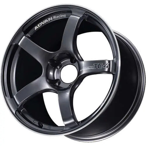 Advan Racing TC4 Racing Gunmetallic w/ Machined Outer Lip Ring 16x7 | 5x114.3 (YAD6E35EGMR)