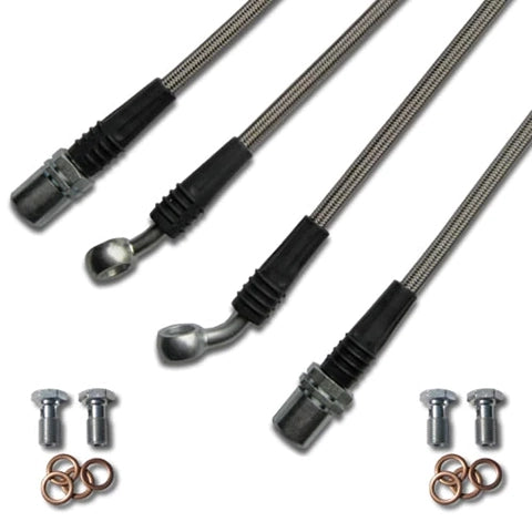 Technafit Front and Rear Stainless Steel Brake Lines | 2018-2022 Honda Accord 2.0T (HN-1169)