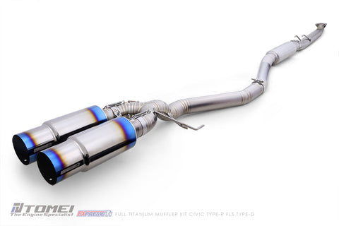 Tomei Expreme Ti Dual Exit Titanium Catback "Type D" | 2023+ Honda Civic Type R (TB6090-HN06E)
