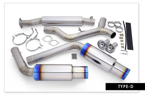 Tomei Expreme Ti Dual Exit Titanium Catback "Type D" | 2022+ Subaru WRX (TB6090-SB06B)