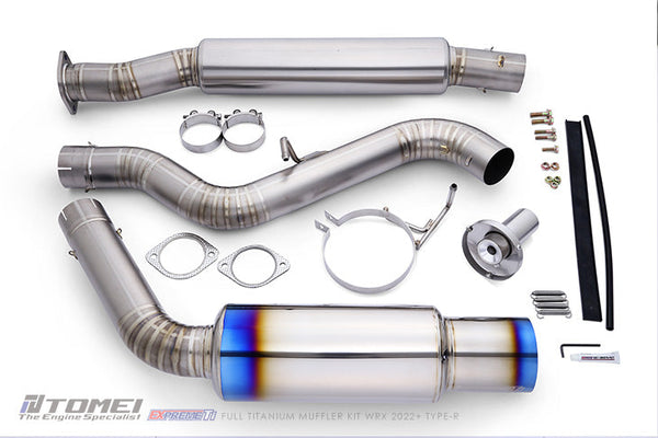 WRX Sti S4 TOMEI EX PREME Ti エクスプリーム Ti FULL TITANIUM MUFFLER EXPREME Ti WRX 2022+ TYPE-D (DUAL)