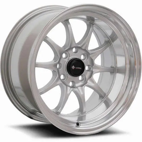 Vors Wheels TR3 Silver w/ Machined Lip 15x9 | 4x100/4x114.3 (TR0315908H0S)