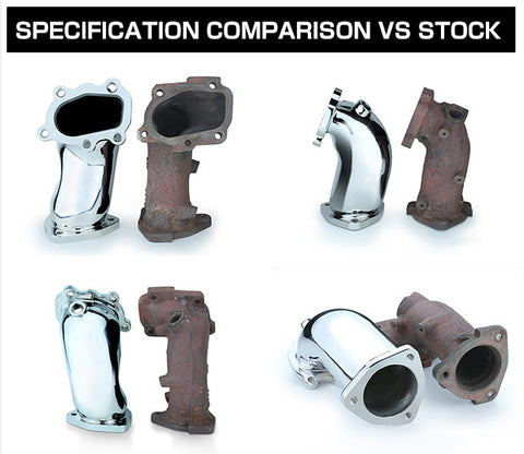 Tomei Expreme Turbine Outlet Pipe | 1989-1998 Nissan Silvia / 180SX (TB6020-NS08C)