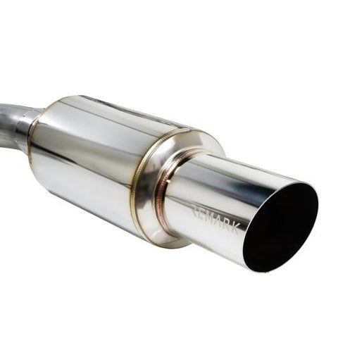 Remark R1-Spec Single Exit Catback Exhaust | 2008-2014 Subaru WRX / STI Hatch (RK-C1076S-02)